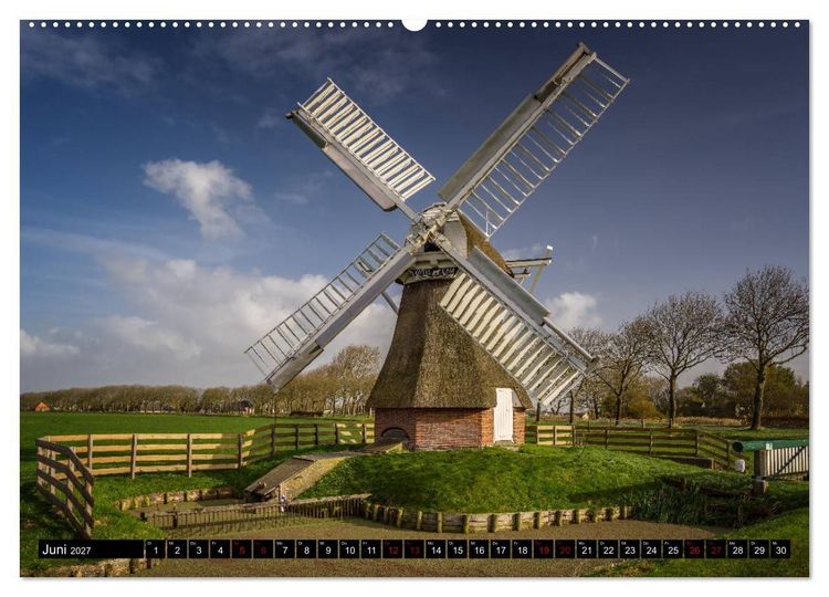 Produktbild: Provinz Groningen (hochwertiger Premium Wandkalender 2027 DIN A2 quer), Kunstdruck in Hochglanz