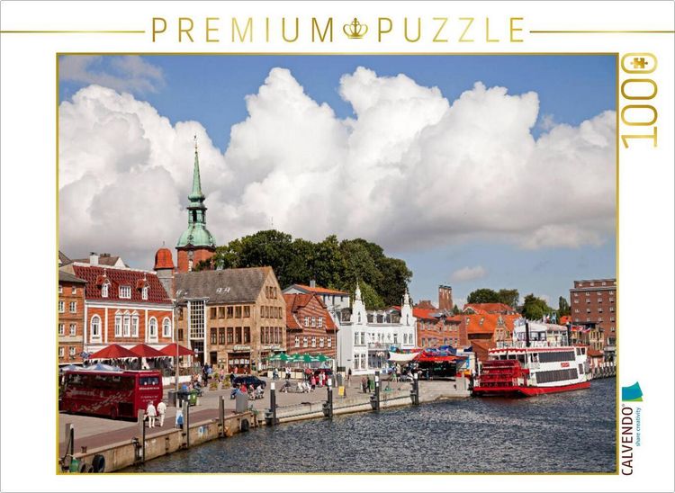 Produktbild: CALVENDO Puzzle Kappeln und die Schlei | 1000 Teile Lege-Gr&ouml;&szlig;e 64x48cm Foto-Puzzle f&uuml;r gl&uuml;ckliche Stunden