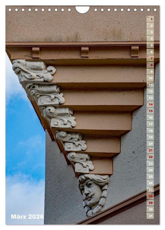 Produktbild: Fassadenk&uuml;nste (Wandkalender 2026 DIN A4 hoch), CALVENDO Monatskalender
