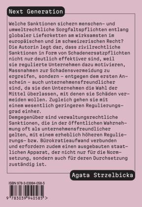 Produktbild: Haftung f&uuml;r Sorgfaltspflichten in Lieferketten: Analyse nach Schweizer Recht und EU-Recht