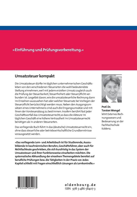 Produktbild: Umsatzsteuer kompakt
