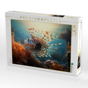 Produktbild: CALVENDO Puzzle Rotfeuerfisch | 1000 Teile Lege-Gr&ouml;&szlig;e 64x48cm Foto-Puzzle f&uuml;r gl&uuml;ckliche Stunden
