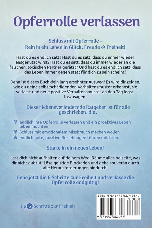 Produktbild: Opferrolle verlassen - Die 6 Schritte zur Freiheit