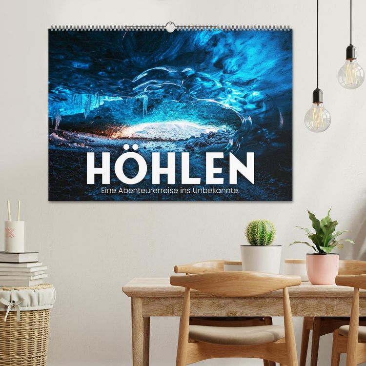 Produktbild: H&ouml;hlen - Eine Abenteuerreise ins Unbekannte. (Wandkalender 2026 DIN A2 quer), CALVENDO Monatskalender