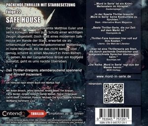 Produktbild: Topf, M: Mord in Serie  22. Safe House/CD