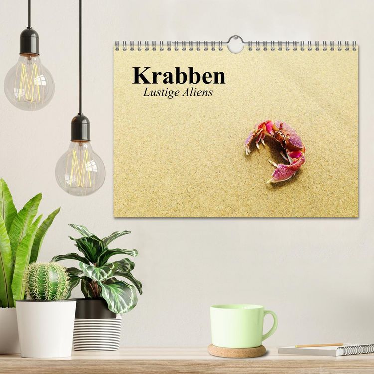 Produktbild: Krabben. Lustige Aliens (Wandkalender 2026 DIN A4 quer), CALVENDO Monatskalender