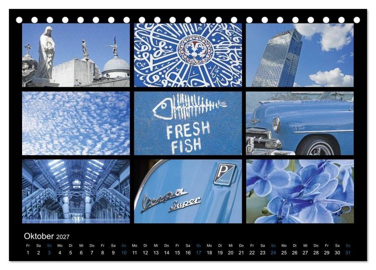 Produktbild: Colours (Tischkalender 2027 DIN A5 quer), CALVENDO Monatskalender