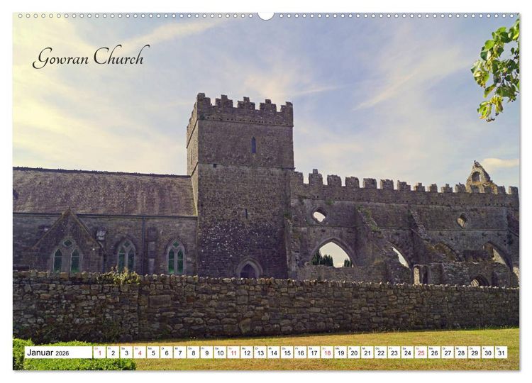 Produktbild: Irland - Abteien und Burgen (hochwertiger Premium Wandkalender 2026 DIN A2 quer), Kunstdruck in Hochglanz