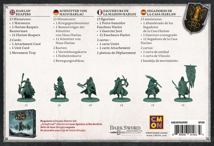 Produktbild: Song of Ice & Fire - House Harlaw Reapers