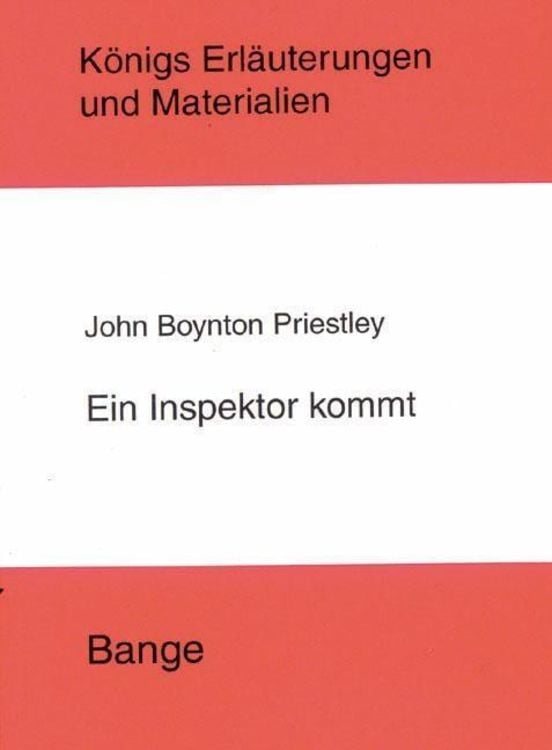 Produktbild: Ein Inspektor kommt (An Inspector Calls). Textanalyse und Interpretation.