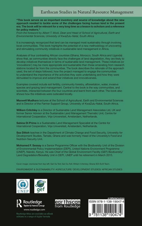 Produktbild: Community Innovations in Sustainable Land Management