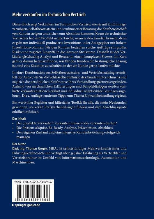 Produktbild: Mehr verkaufen im Technischen Vertrieb