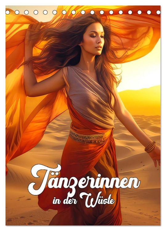 Produktbild: T&auml;nzerinnen in der W&uuml;ste (Tischkalender 2026 DIN A5 hoch), CALVENDO Monatskalender