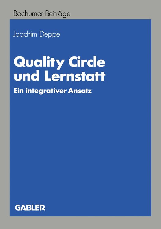 Produktbild: Quality Circle und Lernstatt
