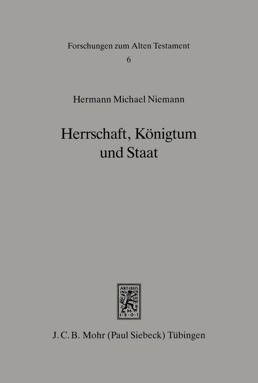 Produktbild: Herrschaft, K&ouml;nigtum und Staat
