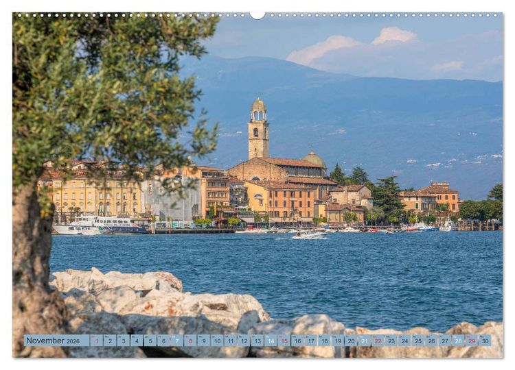 Produktbild: Gardasee, das Paradies im Norden Italiens (Wandkalender 2026 DIN A2 quer), CALVENDO Monatskalender
