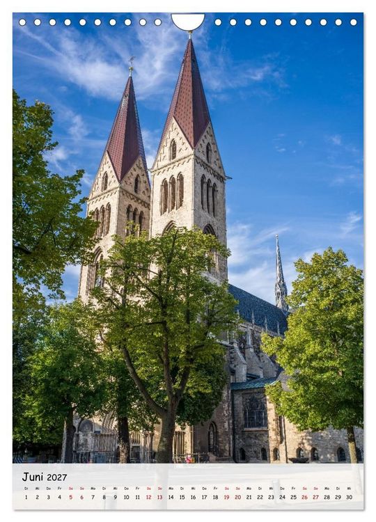 Produktbild: Halberstadt - Architektur, die Geschichten erz&auml;hlt (Wandkalender 2027 DIN A4 hoch), CALVENDO Monatskalender