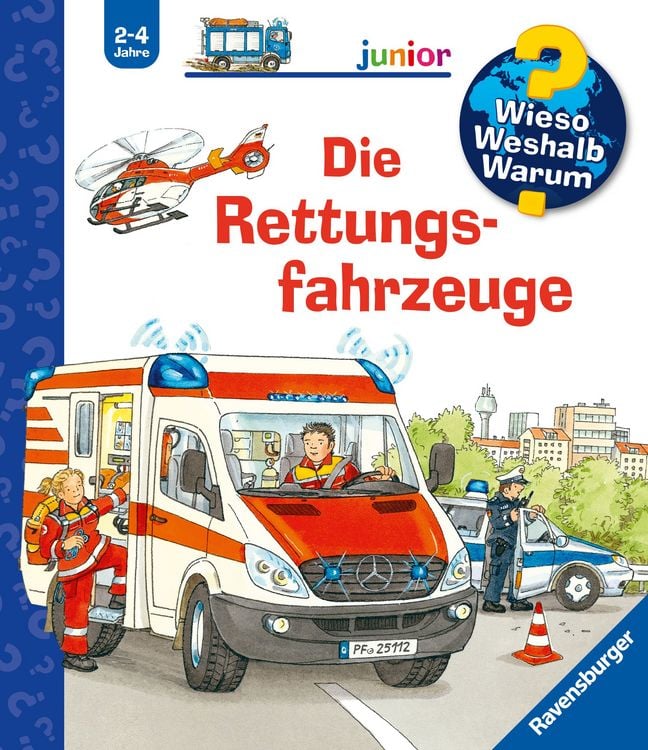 Produktbild: Wieso? Weshalb? Warum? junior, Band 23 - Die Rettungsfahrzeuge