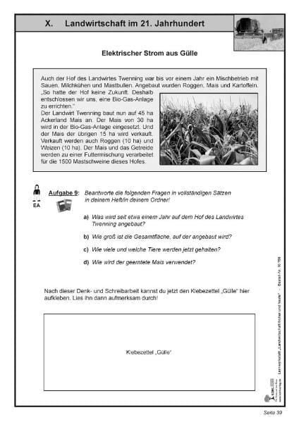 Produktbild: Lernwerkstatt Landwirtschaft fr&uuml;her und heute