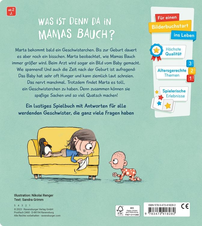 Produktbild: Und da drin ist ein Baby? Antworten f&uuml;r neugierige Geschwister
