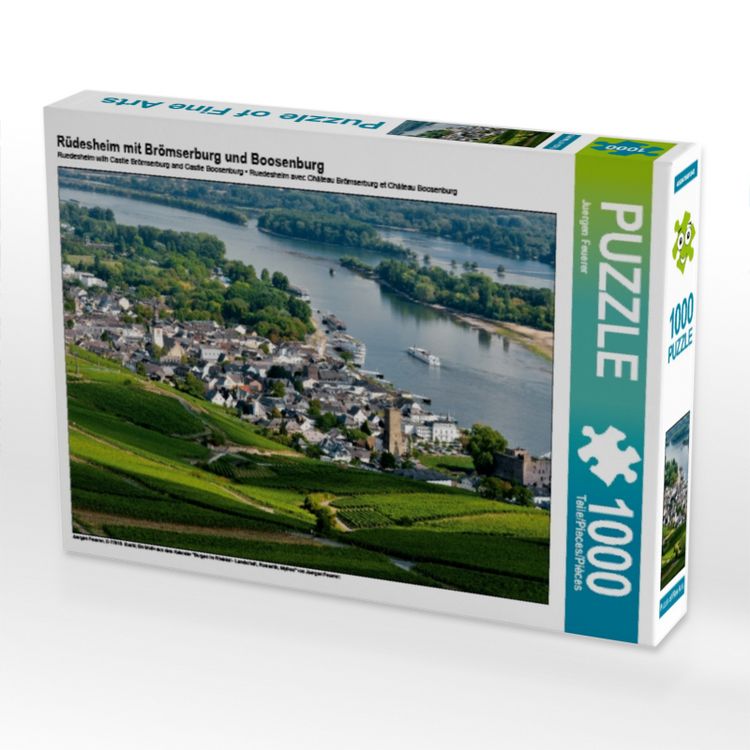 Produktbild: R&uuml;desheim mit Br&ouml;mserburg und Boosenburg (Puzzle)