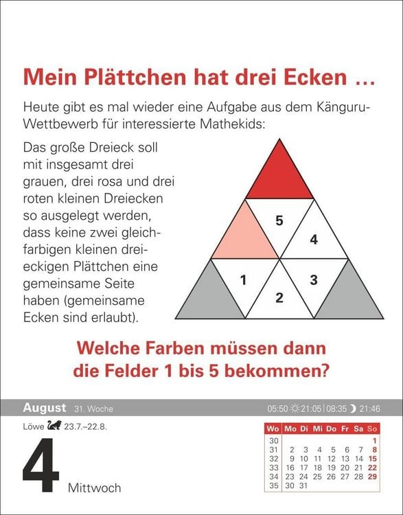 Produktbild: Der Mathematik-Kalender Tagesabrei&szlig;kalender 2027 - Nachts teile ich heimlich durch Null