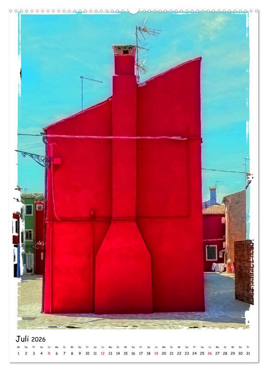 Produktbild: Einblicke in Burano (Wandkalender 2026 DIN A2 hoch), CALVENDO Monatskalender