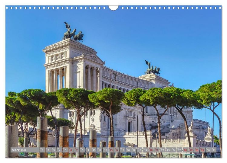 Produktbild: Rom - Ewige Stadt am Tiber (Wandkalender 2027 DIN A3 quer), CALVENDO Monatskalender