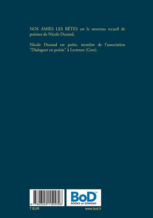 Produktbild: Nos amies les b&ecirc;tes