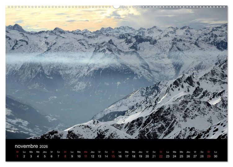 Produktbild: Couleurs Pyr&eacute;n&eacute;es (Calendrier mural 2026 DIN A2 vertical) calendrier de bureau