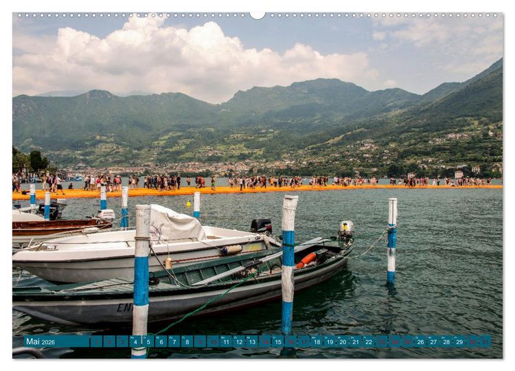 Produktbild: Iseo-See (Wandkalender 2026 DIN A2 quer), CALVENDO Monatskalender