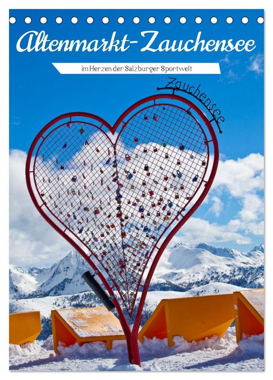 Produktbild: Altenmarkt-Zauchensee (Tischkalender 2026 DIN A5 hoch), CALVENDO Monatskalender