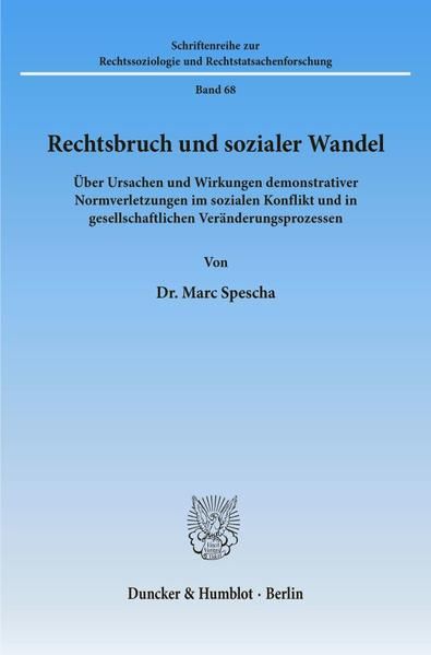 Produktbild: Rechtsbruch und sozialer Wandel.