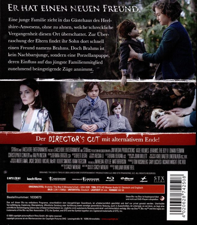 Produktbild: Brahms: The Boy II - Directors Cut