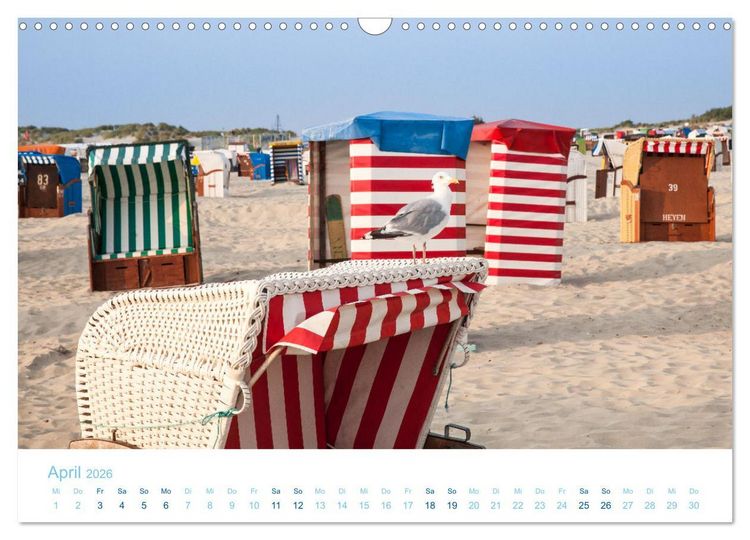 Produktbild: Moin Borkum (Wandkalender 2026 DIN A3 quer), CALVENDO Monatskalender