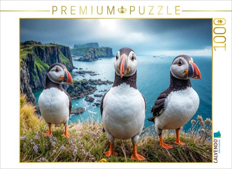 Produktbild: CALVENDO Puzzle Auf der steilen Klippe | 1000 Teile Lege-Gr&ouml;&szlig;e 64x48cm Foto-Puzzle f&uuml;r gl&uuml;ckliche Stunden