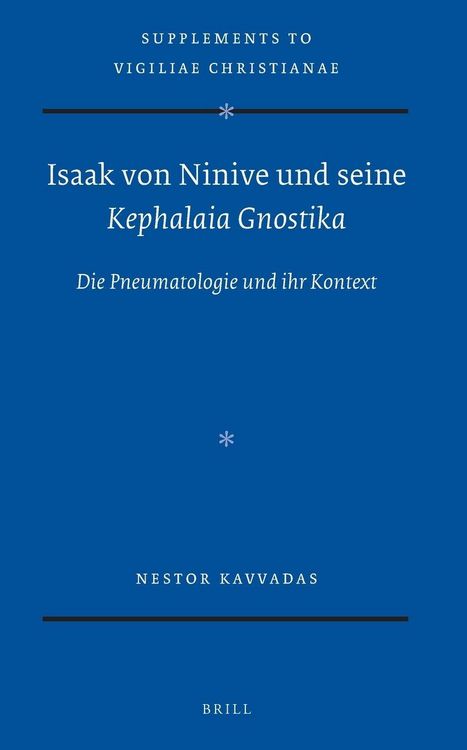 Produktbild: Isaak Von Ninive Und Seine Kephalaia Gnostika