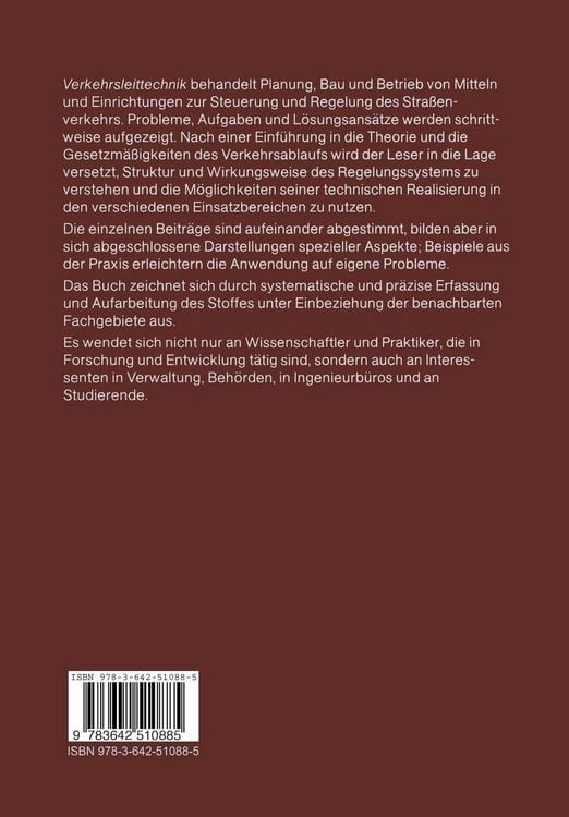 Produktbild: Verkehrsleittechnik f&uuml;r den Stra&szlig;enverkehr