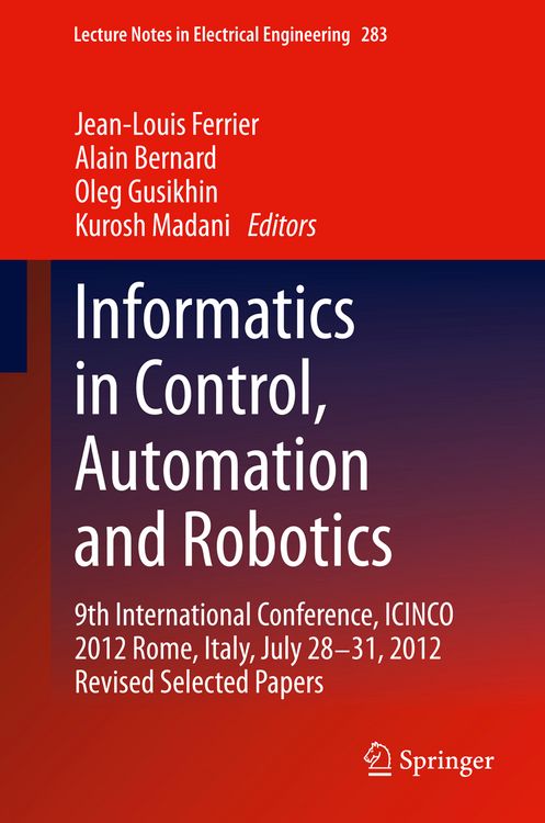 Produktbild: Informatics in Control, Automation and Robotics