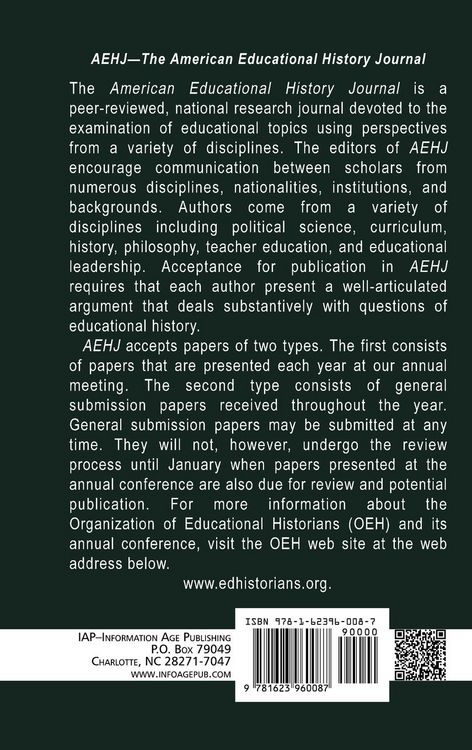 Produktbild: American Educational History Journal Volume 39, Numbers 1&2 (Hc)