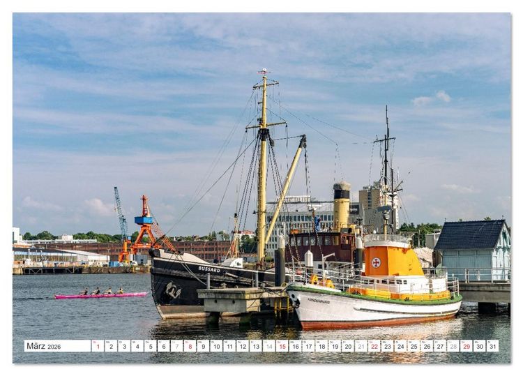 Produktbild: Schleswig Holstein - Landeshauptstadt Kiel (Tischkalender 2026 DIN A5 quer), CALVENDO Monatskalender