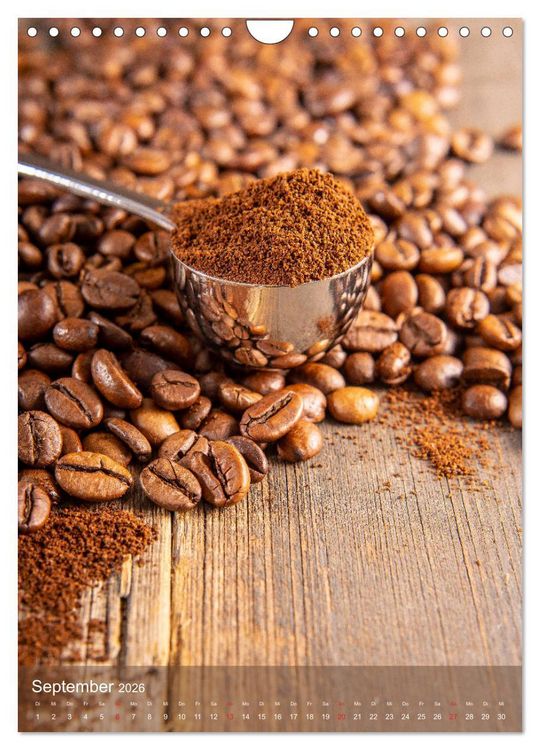 Produktbild: Kaffee für ein Genusserlebnis (Wandkalender 2026 DIN A4 hoch), CALVENDO Monatskalender