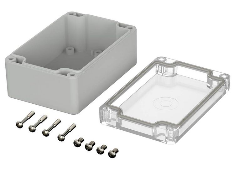 Produktbild: Bopla EUROMAS M 215 G 02215100 Industrie-Geh&auml;use 120 x 80 x 55 Polycarbonat Lichtgrau (RAL 7035) 1 St.