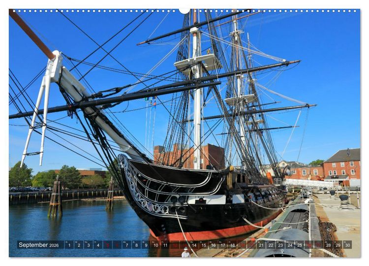 Produktbild: Boston - Stadt der Kontraste (hochwertiger Premium Wandkalender 2026 DIN A2 quer), Kunstdruck in Hochglanz