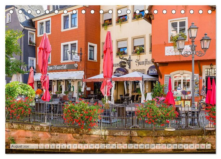 Produktbild: Saarburg Impressionen (Tischkalender 2026 DIN A5 quer), CALVENDO Monatskalender