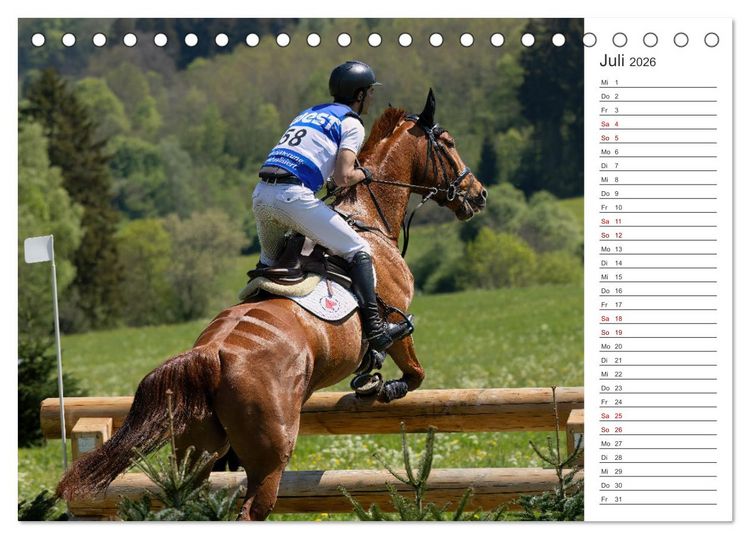 Produktbild: Die Buschreiter (Tischkalender 2026 DIN A5 quer), CALVENDO Monatskalender
