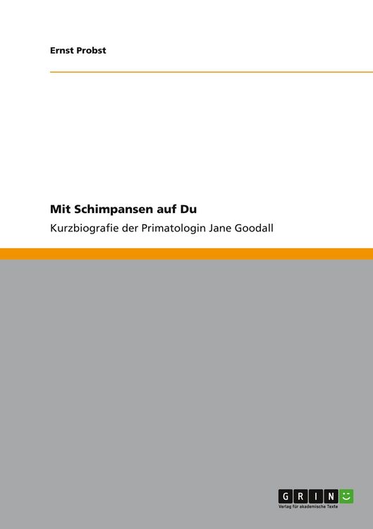 Produktbild: Mit Schimpansen auf Du
