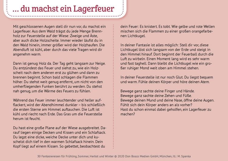Produktbild: 30 Fantasiereisen f&uuml;r Fr&uuml;hling, Sommer, Herbst und Winter.