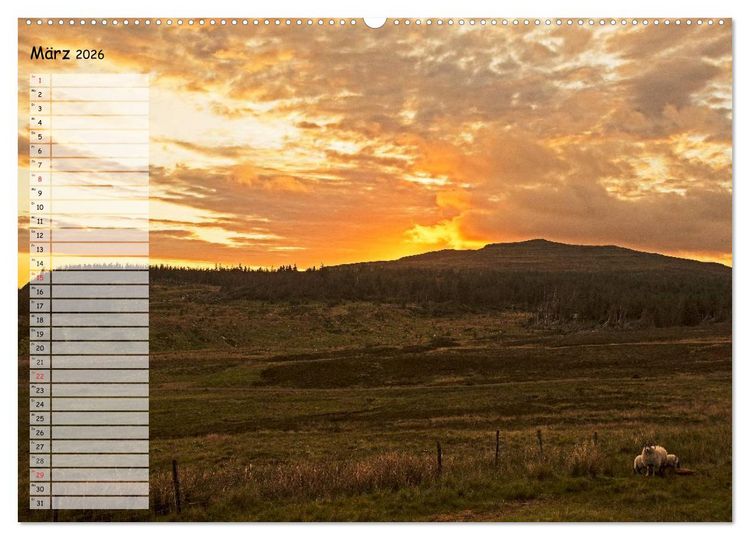 Produktbild: The Mainland Orkney - Schottlands Inseln (hochwertiger Premium Wandkalender 2026 DIN A2 quer), Kunstdruck in Hochglanz