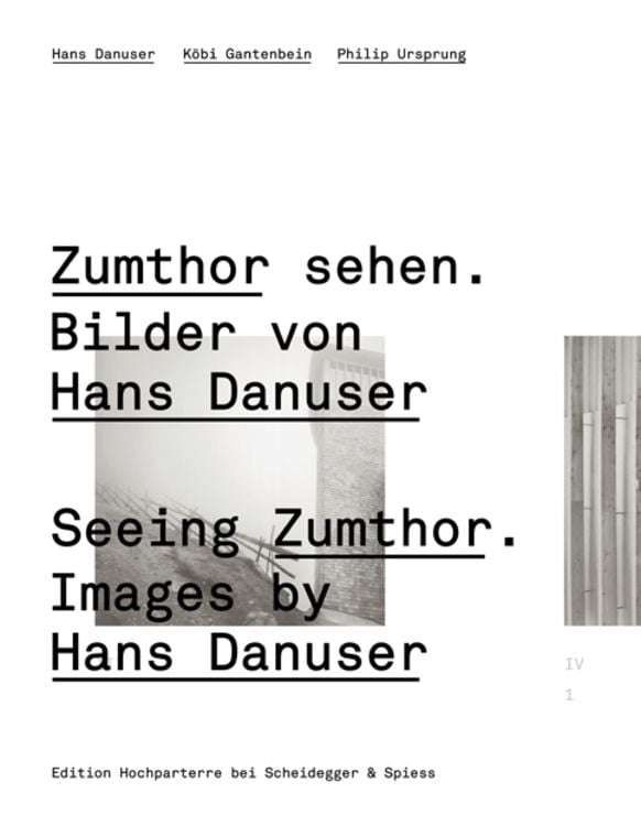 Produktbild: Zumthor sehen. Bilder von Hans Danuser